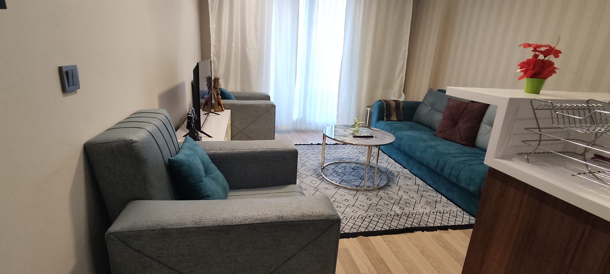 Fully furnished room and hall