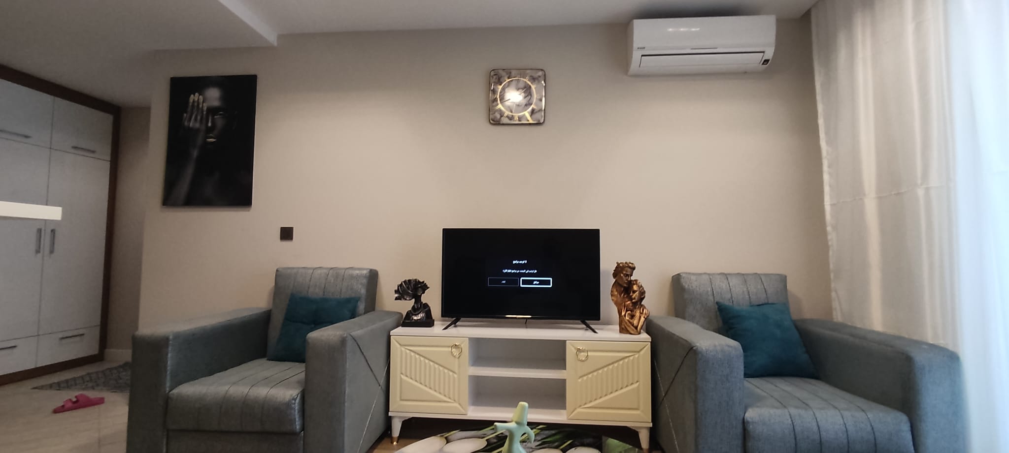Fully furnished room and hall