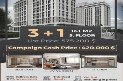 Home office, three rooms, with citizenship, lotus istanbul complex