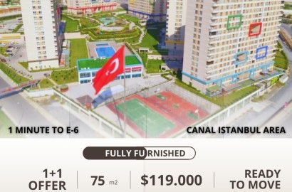 شقة بمجمع ID. KS017 1 istanbul Evleri